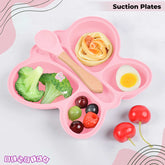 Baby Feeding Essential Baby Dinner Set Infant Training Eating Utensils-Light Pink